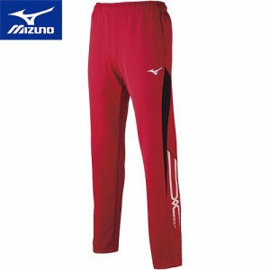 ミズノ MIZUNO キッズ ロングパンツ MCB ウォームアップパンツ チャイニーズレッド×ブラック 32JD8001 62 トレーニングウェア ボトムス