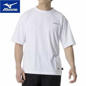 ミズノ MIZUNO メンズ レディース サッカーウェア シャツ モレリア TEE H/S ホワイト P2MAA555 01 MORELIA TEE H/S 2023秋冬モデル