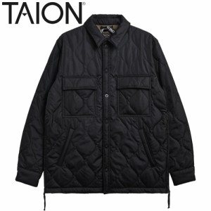タイオン TAION メンズ レディース ミリタリー CPOシャツジャケット ブラック TAION-109CPOSHML-1 アウター ジャケット ダウン 防寒