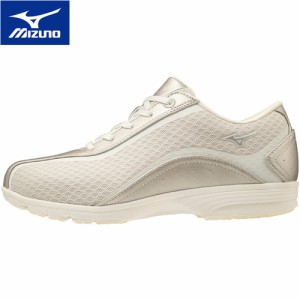 ミズノ MIZUNO レディース ウォーキングシューズ LS802 シルバー B1GF1932 03 ウォーキング シューズ ファスナー 靴 3E