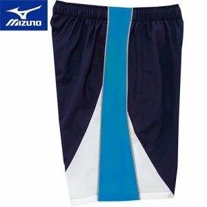 ミズノ MIZUNO メンズ レディース トレーニングウェア ショートパンツ トレーニング クロスハーフパンツ ネイビー×サックス N2JD7021