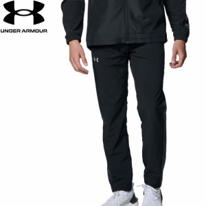 アンダーアーマー UNDER ARMOUR メンズ トレーニングウェア ロングパンツ トリコット ラインド ウーブン パンツ ブラック 1381346 001