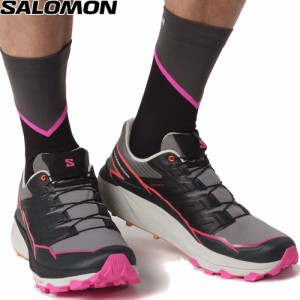 サロモン SALOMON メンズ トレイルランニングシューズ サンダークロス プラムキトゥン/ブラック L47382600 Plum Kitten/Black/Pink Glo