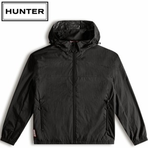 ハンター HUNTER メンズ トラベル リサイクル ナイロン シェル ジャケット ブラック MRO1431SAA BLK TRAVEL SHELL JACKET