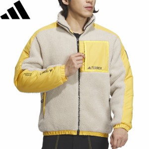 アディダス adidas メンズ M TERREX NAT.GEO シェルパ ジャケット ベージュ/イエロー HAR37 IL8985 2023秋冬モデル ナショナル