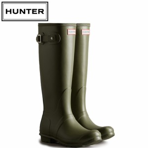 ハンター HUNTER レディース レインシューズ オリジナル トール レイン ブーツ オリーブリーフ WFT1000RMA OVL ORIGINAL TALL 長靴 雨具