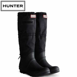 ハンター HUNTER レディース レインシューズ トラベル トール レイン ブーツ ブラック WFT1000RPB BLK ORIGINAL TALL TRAVEL BOOT 長靴