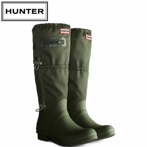 ハンター HUNTER レディース レインシューズ トラベル トール レイン ブーツ ライキングリーン/グリーン WFT1000RPB LEG ORIGINAL TALL