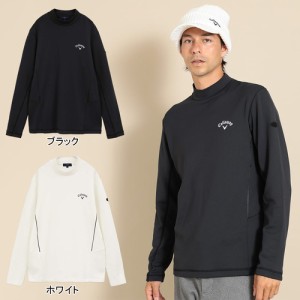 キャロウェイアパレル Callaway Apparel メンズ ゴルフウェア 長袖シャツ 長袖 モックネックシャツ C23233111 ハイネック トップス