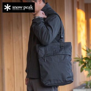 スノーピーク snowpeak エブリディ ユーズ 2ウェイ トートバッグ ブラック AC-21AU414R Everyday Use 2Way Tote Bag バッグ 鞄 シンプル