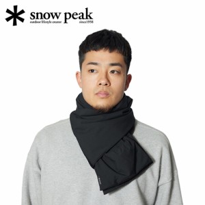 スノーピーク snowpeak マフラー 2L オクタ ストール ブラック AC-23AU007 BK 2L Octa Stole ★在庫限り★ 防寒 アウトドア