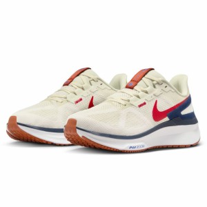 ナイキ NIKE メンズ ランニングシューズ エアズームストラクチャー25 シーグラス/レッド/ネイビー DJ7883 001 2023秋冬モデル