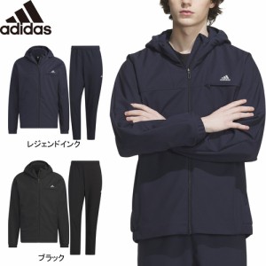 アディダス adidas メンズ MH 撥水ウィンドジャケット IEH98 ＆ MH 撥水ウィンドパンツ IEH97 上下セット セットアップ 上下 セット