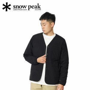 スノーピーク snowpeak メンズ フレキシブル インシュレイテッド カーディガン ブラック SW-23AU001 BK Flexible Insulated Cardigan