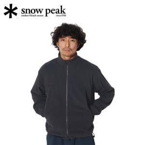 スノーピーク snowpeak メンズ マイクロ フリース ジャケット ブラック SW-23AU011 BK Micro Fleece Jacket ★在庫限り★ アウトドア