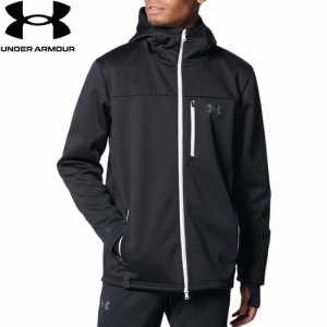 アンダーアーマー UNDER ARMOUR メンズ 3レイヤー フルジップ ジャケット ブラック/ピッチグレー 1381251 001 野球ウェア トレーニング