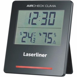 レーザーライナー Laserliner 温度計 デジタル温湿度計 エアーチェッククリマ 082432J AIR CHECK CLIMA 温湿度 時計 カビ対策 健康