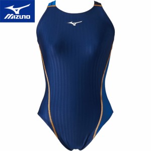 ミズノ MIZUNO レディース 競泳水着 ACEローカット ネイビー×ブルー N2MA2740 84 FINA承認 競泳用ローカット マスターズバック