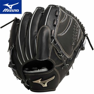 ミズノ MIZUNO キッズ 野球 グラブ グローバルエリート ゴールデンエイジ硬式用 Hselection SIGNA 投手用 右投用 ブラック 1AJGA29401