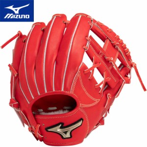 ミズノ MIZUNO キッズ 野球 グラブ グローバルエリート ゴールデンエイジ硬式用 Hselection SIGNA 内野手用 右投用 ラディッシュ