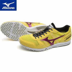 ミズノ MIZUNO メンズ レディース ランニングシューズ ウエーブクルーズJAPAN イエロー×ピンク U1GD1910 51 WAVE CRUISE JAPAN