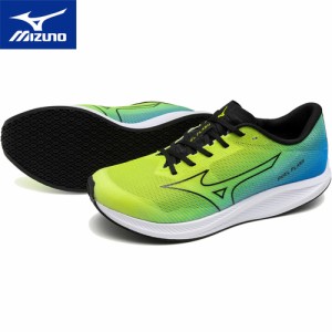 ミズノ MIZUNO メンズ ランニングシューズ デュエルフラッシュ イエロー×ブラック×ブルー U1GD2360 01 DUEL FLASH 陸上シューズ