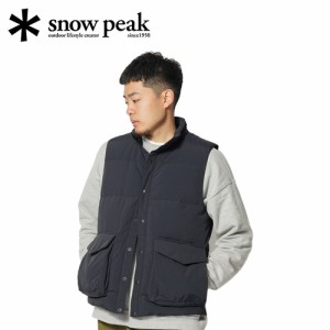 スノーピーク snowpeak メンズ リサイクル ダウンベスト ブラック JK-23AU120 Recycled Down Vest ★在庫限り★ アウター アウトドア