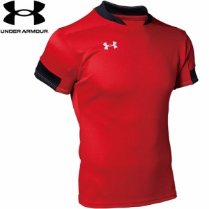 アンダーアーマー UNDER ARMOUR メンズ ラグビーウェア シャツ プラクティス ショートスリーブ レッド 1365028 600 半袖 トップス