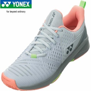 ヨネックス YONEX レディース 硬式テニス シューズ パワークッション ソニケージ3 AC オールコート グレイッシュブルー/ピンク SHTS3LAC