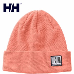 ヘリーハンセン HELLY HANSEN メンズ レディース ニット帽 プレーンビーニー サンセットコーラル HC92262 SC Plain Beanie