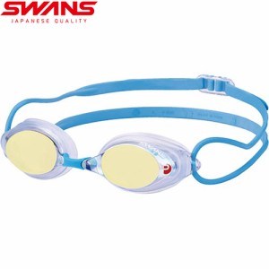 スワンズ SWANS メンズ レディース 競泳用 ミラースイミングゴーグル PREMIUM ANTI-FOG レーシングモデル クリアイエロー SRX-MPAF CY