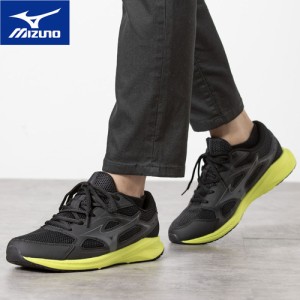 ミズノ MIZUNO メンズ レディース ランニングシューズ マキシマイザー26 ブラック×チャコール×ライム K1GA2400 06 ランニング レース