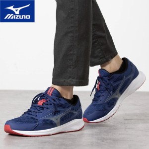 ミズノ MIZUNO メンズ レディース ランニングシューズ マキシマイザー26 ネイビー×グレー×レッド K1GA2400 08 ランニング レース