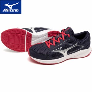 ミズノ MIZUNO レディース ランニングシューズ マキシマイザー26 ネイビー×ホワイト×ピンク K1GA2401 23 ランニング レース マラソン