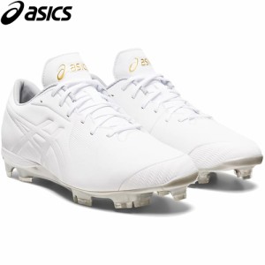 アシックス asics メンズ 野球 スパイク ゴールドステージ ハント ホワイト×ホワイト 1121A064 110 GOLDSTAGE HUNT 野球シューズ