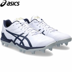 アシックス asics メンズ 野球 スパイク ゴールドステージ ファング ホワイト×ピーコート 1121A067 101 GOLDSTAGE FANG 野球シューズ