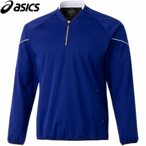 アシックス asics メンズ GS.フリースジャケット A×ブルー 2121A248 402 GS.FLEECE JACKET 野球ウェア 長袖ジャケット プルオーバー