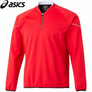 アシックス asics メンズ GS.フリースジャケット レッド 2121A248 600 GS.FLEECE JACKET 野球ウェア 長袖ジャケット プルオーバー