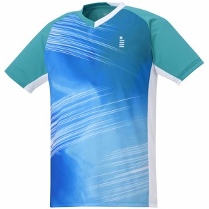 ゴーセン GOSEN キッズ ゲームシャツ ミント T2346 40 バドミントンウェア ソフトテニスウェア 半袖トップス 試合 ユニフォーム