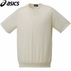 アシックス asics メンズ 野球ウェア ユニフォームシャツ ケージシャツ アイボリB 2121A163 102 CAGE SHIRTS ゲームシャツ 半袖シャツ