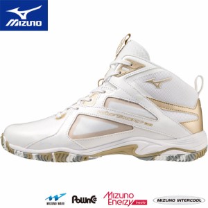 ミズノ MIZUNO メンズ レディース フィットネスシューズ ウェーブ ダイバース LG4 Ltd ホワイト×ゴールド×シルバー K1GF2375 31 WAVE