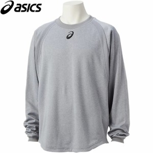 アシックス asics メンズ 野球ウェア 練習用シャツ フィールドトップ グレーモク 2121A342 021 FIELD TOP 長袖シャツ トレーニング 練習