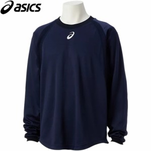 アシックス asics メンズ 野球ウェア 練習用シャツ フィールドトップ ネイビー 2121A342 400 FIELD TOP 長袖シャツ トレーニング 練習