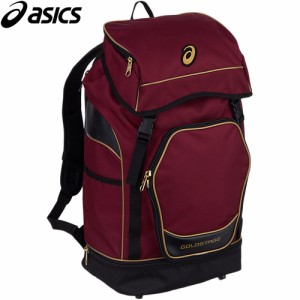 アシックス asics メンズ レディース ゴールドステージ バッグパック PE40L エンジ×ブラック 3123A526 611 GOLDSTAGE BAGPACK PE40L