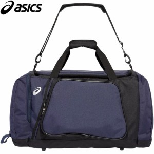 アシックス asics メンズ レディース ゲームバッグ L ネイビー×ブラック 3123A588 411 GAME BAG L 野球 ボストンバッグ ダッフルバッグ