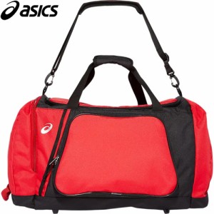 アシックス asics メンズ レディース ゲームバッグ L レッド×ブラック 3123A588 601 GAME BAG L 野球 ボストンバッグ ダッフルバッグ