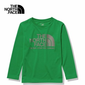 ザ・ノース・フェイス ノースフェイス キッズ Tシャツ ロングスリーブTNFバグフリーグラフィックティー プライマリーグリーン NTJ32345