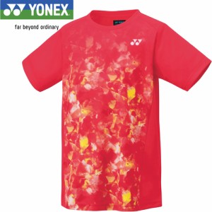 ヨネックス YONEX キッズ ゲームシャツ クリアーレッド 10506J 459 ユニフォーム ユニホーム ゲームウェア 半袖 シャツ トップス 試合