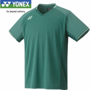 ヨネックス YONEX メンズ ゲームシャツ フィットスタイル アンティークグリーン 10518 648 ユニフォーム ユニホーム ゲームウェア 半袖
