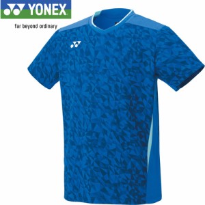 ヨネックス YONEX メンズ ゲームシャツ フィットスタイル ブルー 10523 002 ユニフォーム ユニホーム ゲームウェア 半袖 シャツ